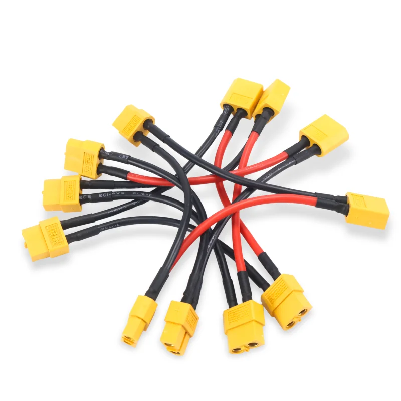 عالية الجودة XT30 XT60 XT90 1 أنثى إلى 2 ذكر Y الفاصل كابل البطارية موصل موازي 14AWG/16AWG ل RC هليكوبتر بدون طيار #2