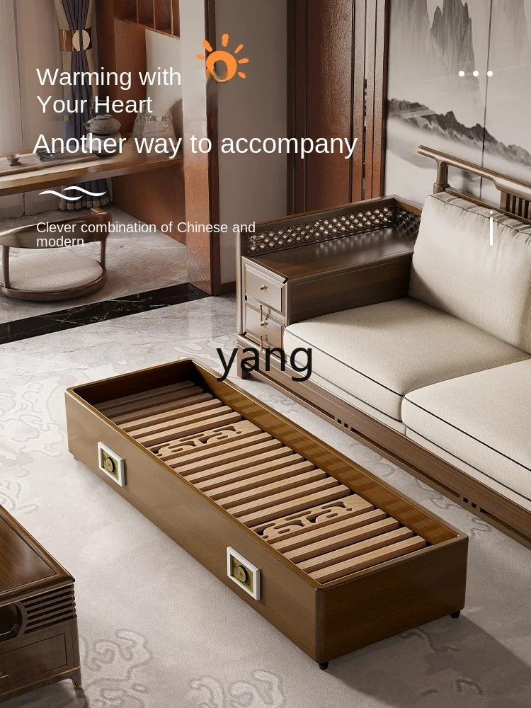 LHHS Solid Wood Heater Household Foot Warmer Fire Box Rectangular