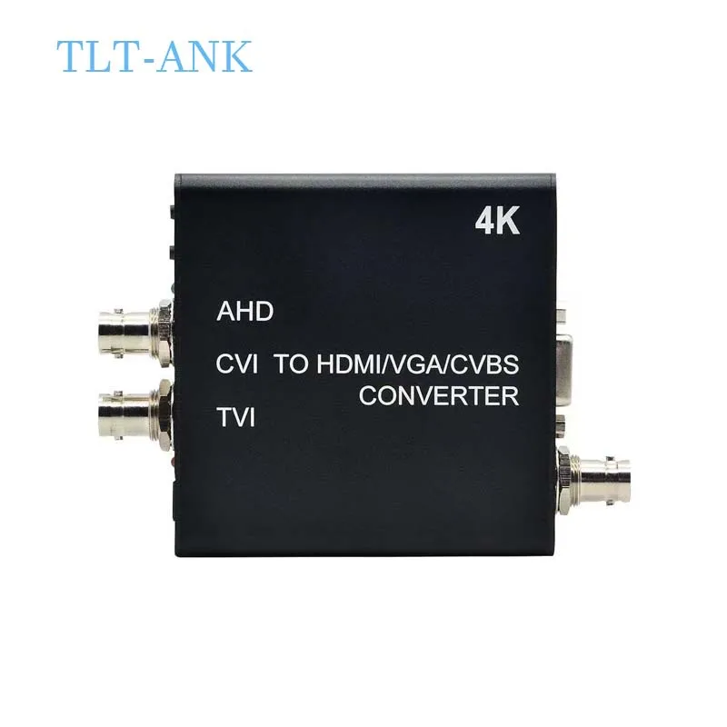 Free shipping industrial 1080P BNC port TVI/AHD to HDMI/CVBS/VGA Converter Repeater with loop out over coaxial distance 300 m