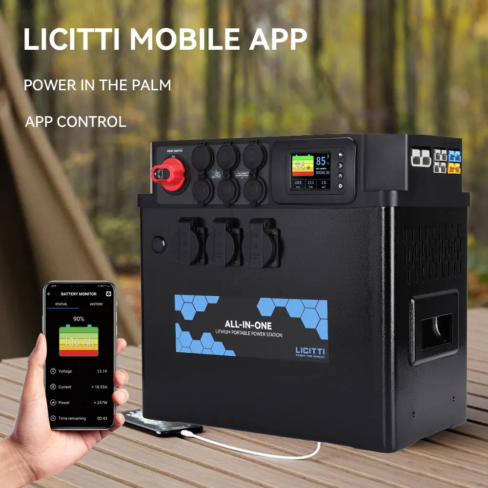 Powerful Solar Power Generator Powered Home System Cost 3000w Lifepo4 Battery Station Home Energy Storage