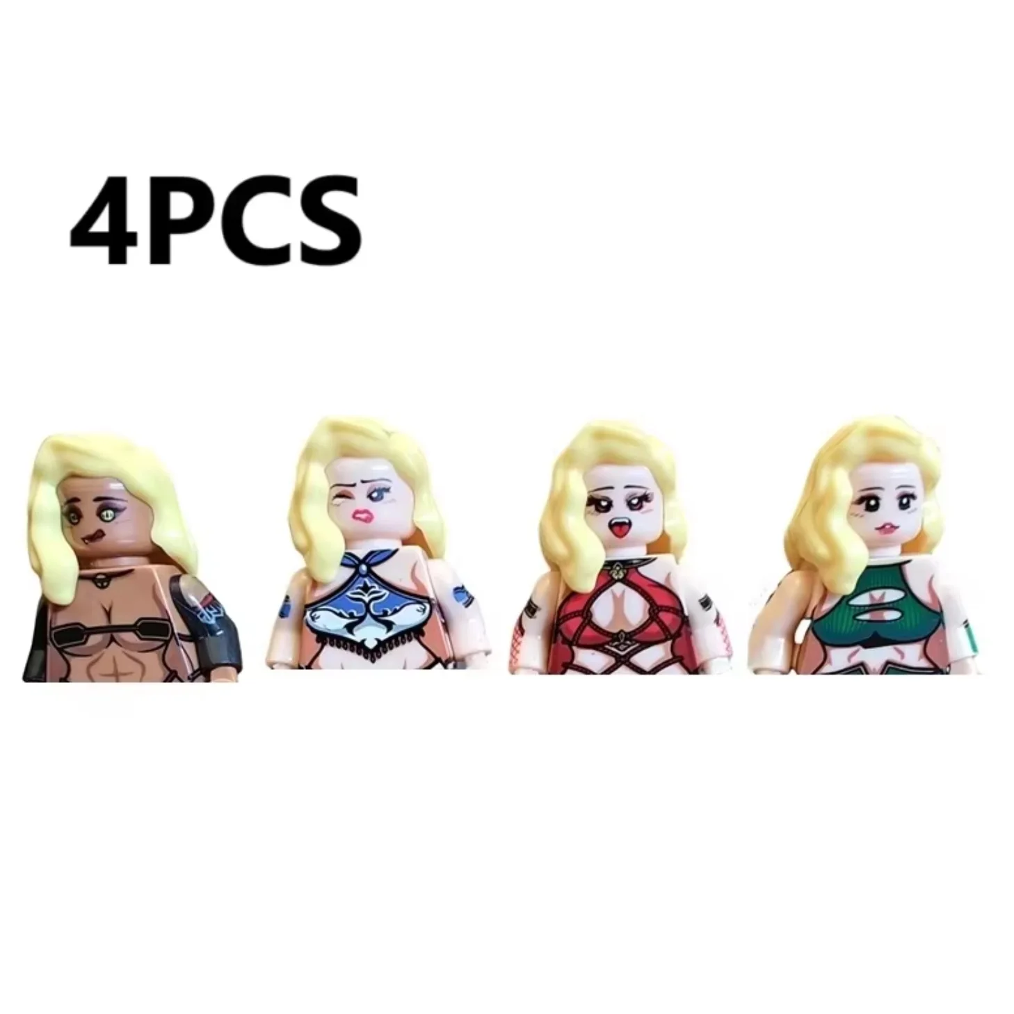 مدينة جميلة الرقص متجرد مثير فتاة النساء اللبنات جوارب طويلة عارضة ألعاب شخصيات الحركة الصغيرة