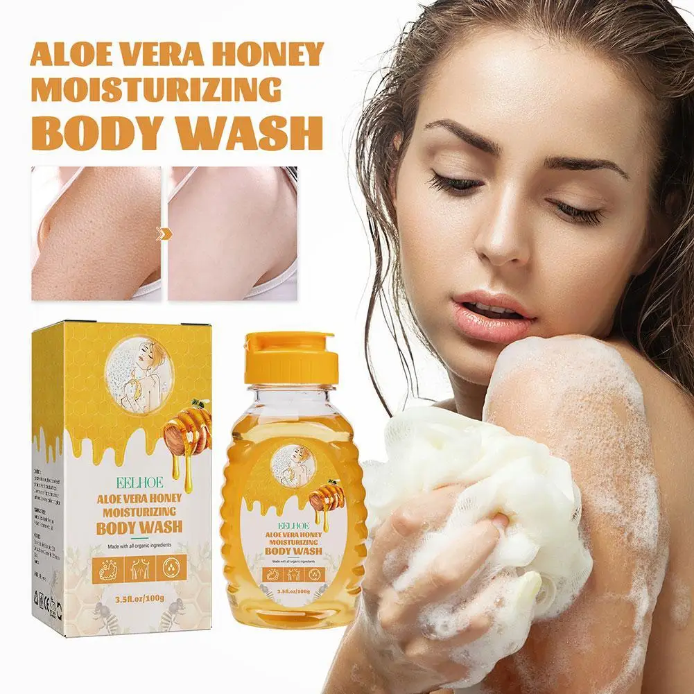 Honey Shower Gel Exfoliating Firming Whitening Refreshing Cleansing Skin Moisturizing Shower Gel Body Floral Lotion