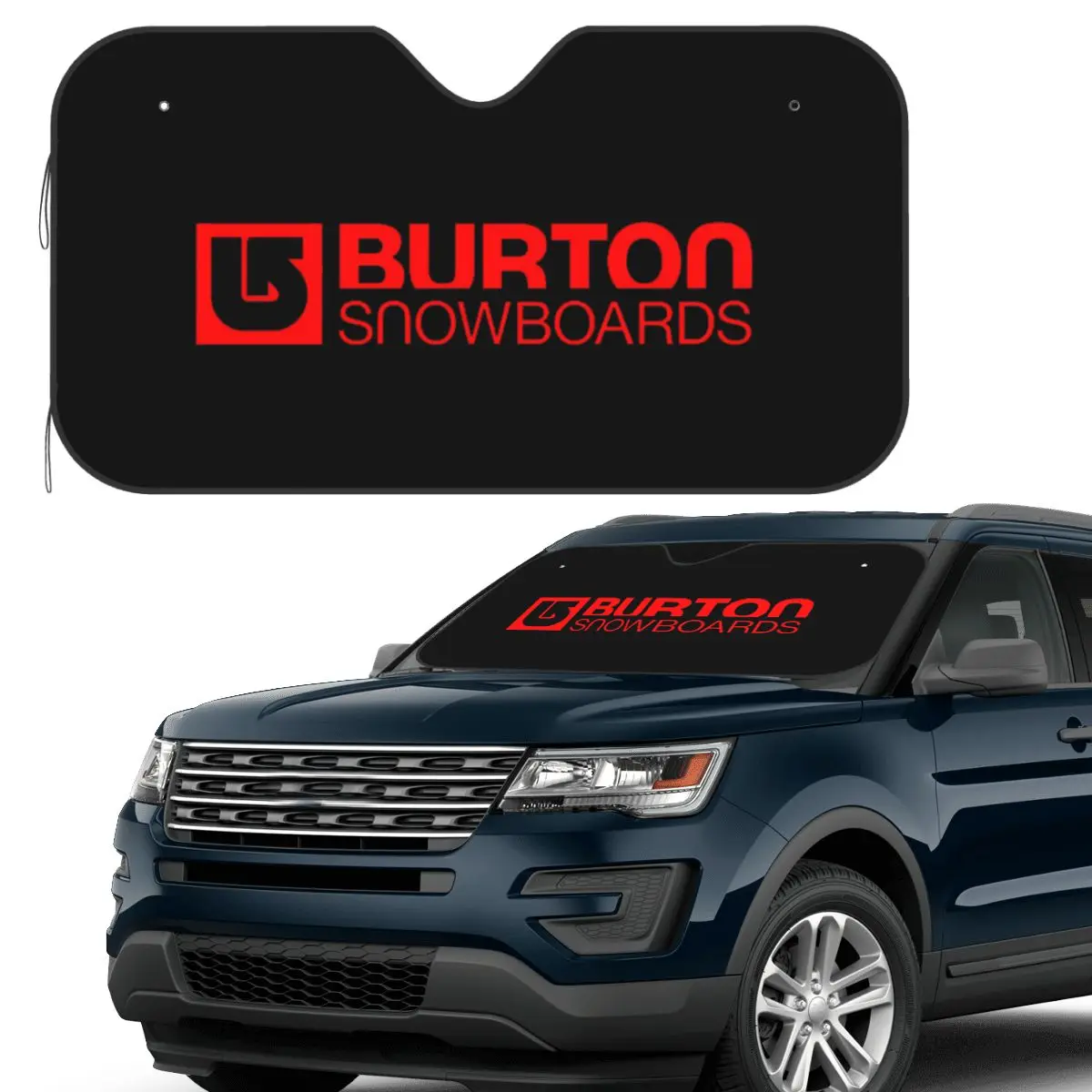 

Burton Snowboard Sportive Sunshade Windscreen Car Front Windshield Window Sun Visor Accessories Covers