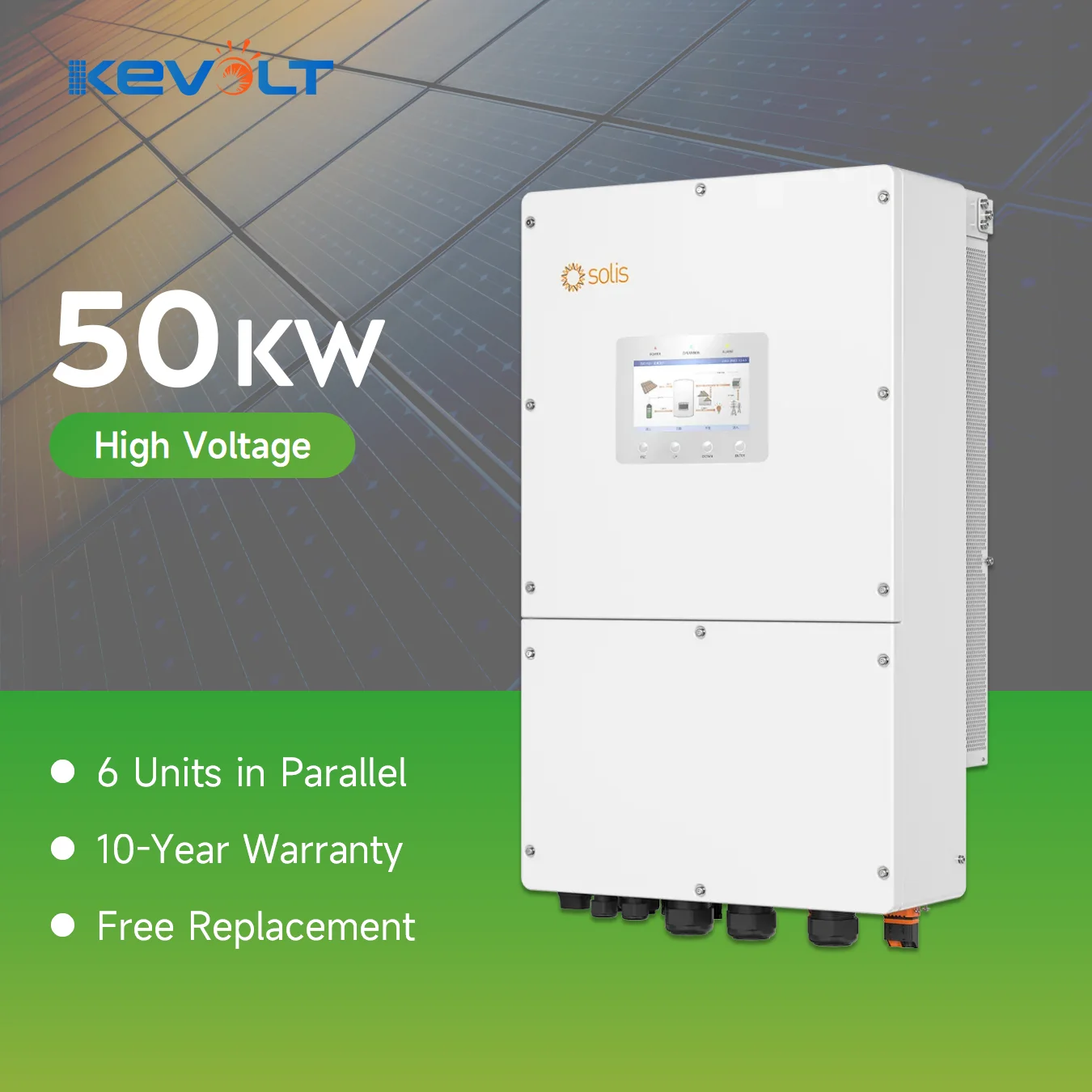 High Voltage Solar Power Station 50kW 100KW Solar Panels With LiFePO4 Battery and Hybrid Inverter Solar Energy System