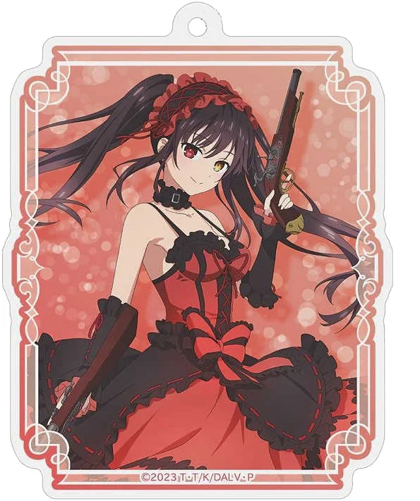 Anime Fans Gifts Charm HD Character Date A Live IV Acrylic Keychain Tokisaki Kurumi Ornament Series About 6cm