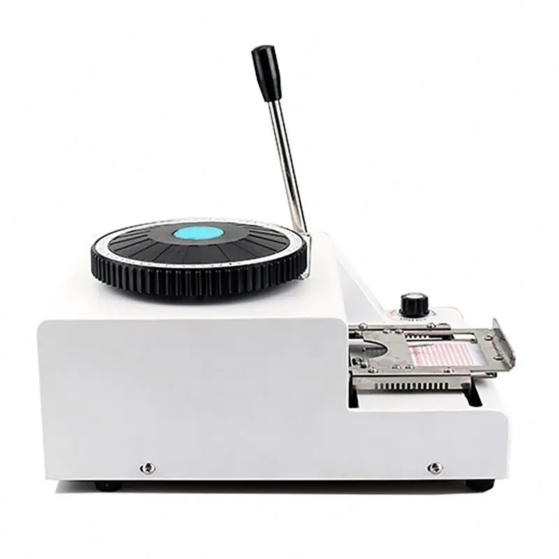 PVC Card Embossing Machine 68/72 Letter Hot Foiling Stamping Machine for ID VIP Gift Card Embosser