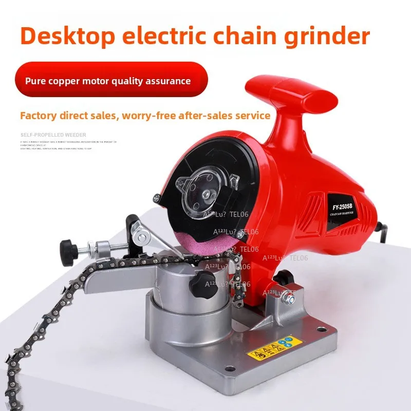 Electric Chain Sharpener Bench Grinder Saw Chain Tooth Sharpening Professional Device