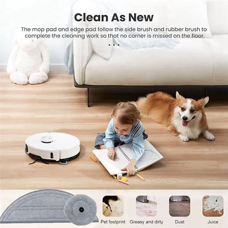 Per Roborock S9 Maxv Ultra accessori di ricambio spazzola filtro Hepa sacchetto per la polvere panno per mop accessori efficienti per la pulizia della casa