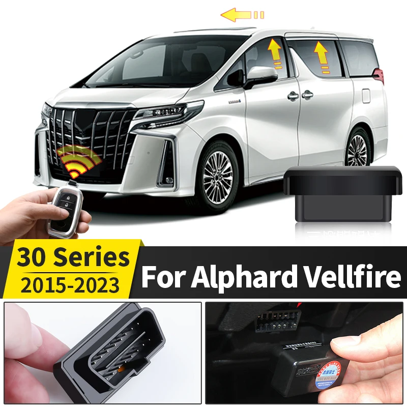 

For Toyota Alphard Vellfire 30 20 Series Modification Accessories Interior Window Lifter OBD Tuning 2021 2020 2019 2018 2017