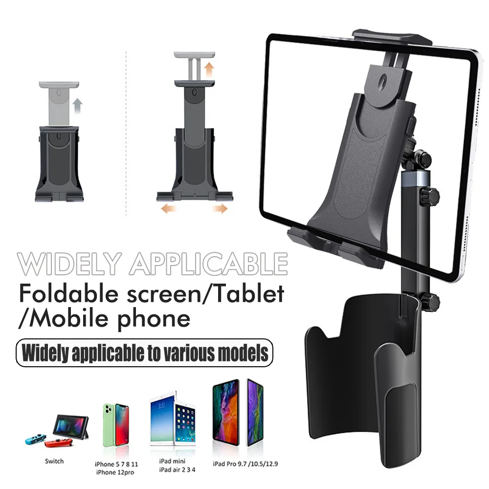 Car Cup Tablet Stand Phone Holder Expander Multifunction Support Adapter For Auto Interior Drink Organizer Storage Accessories