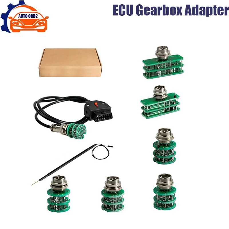 A+Quality Green ECU Gearbox Adapter Works Together With For FLASH V1.95Ecu Diagnostic tool For VAG &Audi for Ecu Gearbox Adapter