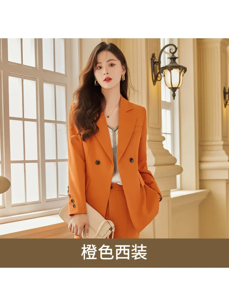 Business Suit Tailored Suit Formal Clothes Women's Suit Work Clothes Dignified Goddess Fan High-End Seaside Vacation High-End Su