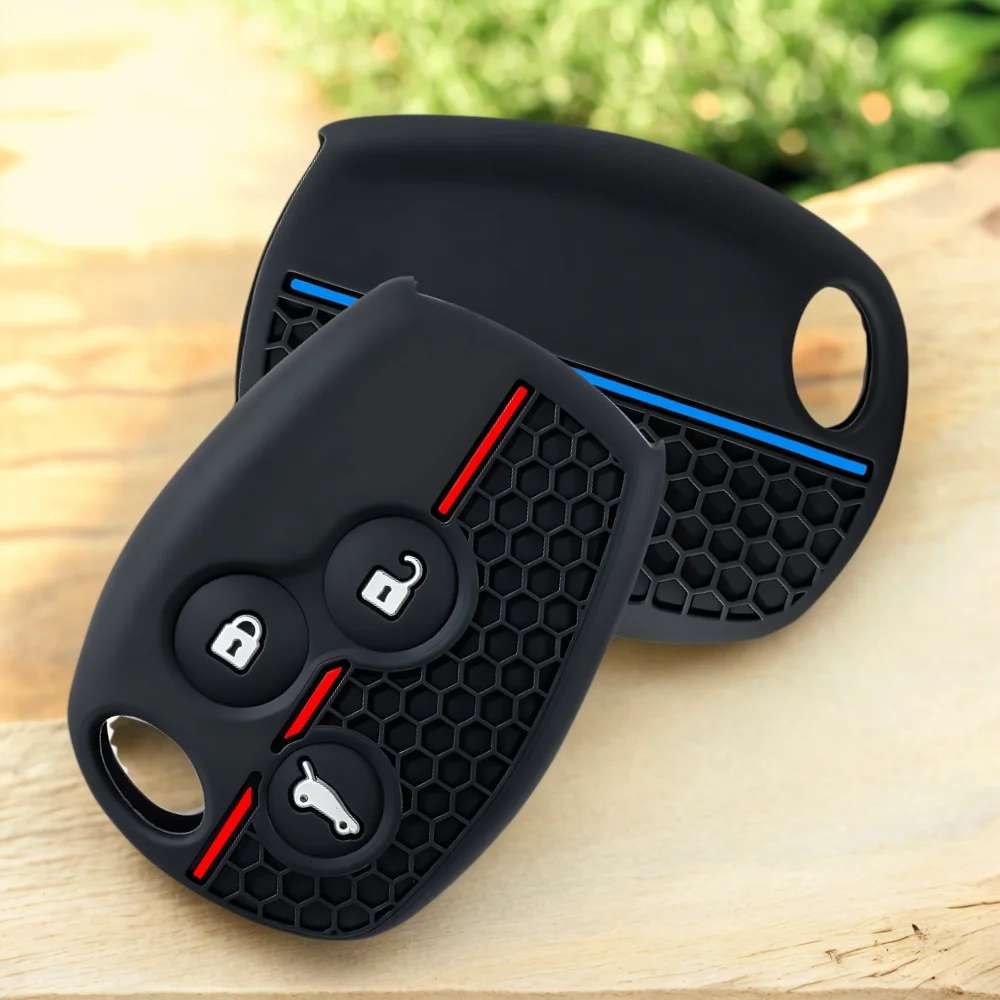 Funda de silicona para llave de coche, funda para Renault Duster Modus Clio 3 Kangoo DACIA Logan Scenic Megane Sandero Captur Twingo Modus