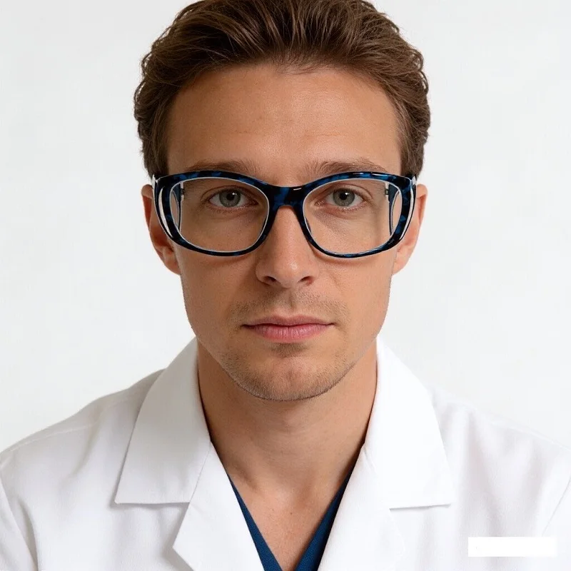 

Genuine X-ray,gamma ray protection lead glasses,0.5MMPB Front & side comprehensive protection for Radioactive workplace,hospital
