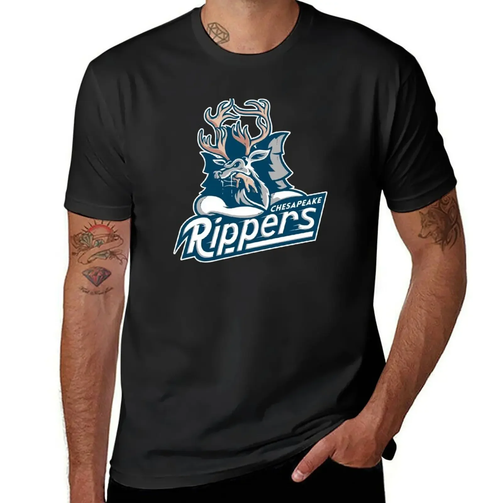 Chesapeake Rippers T-Shirt korean fashion summer tops custom t-shirts Men's t-shirt