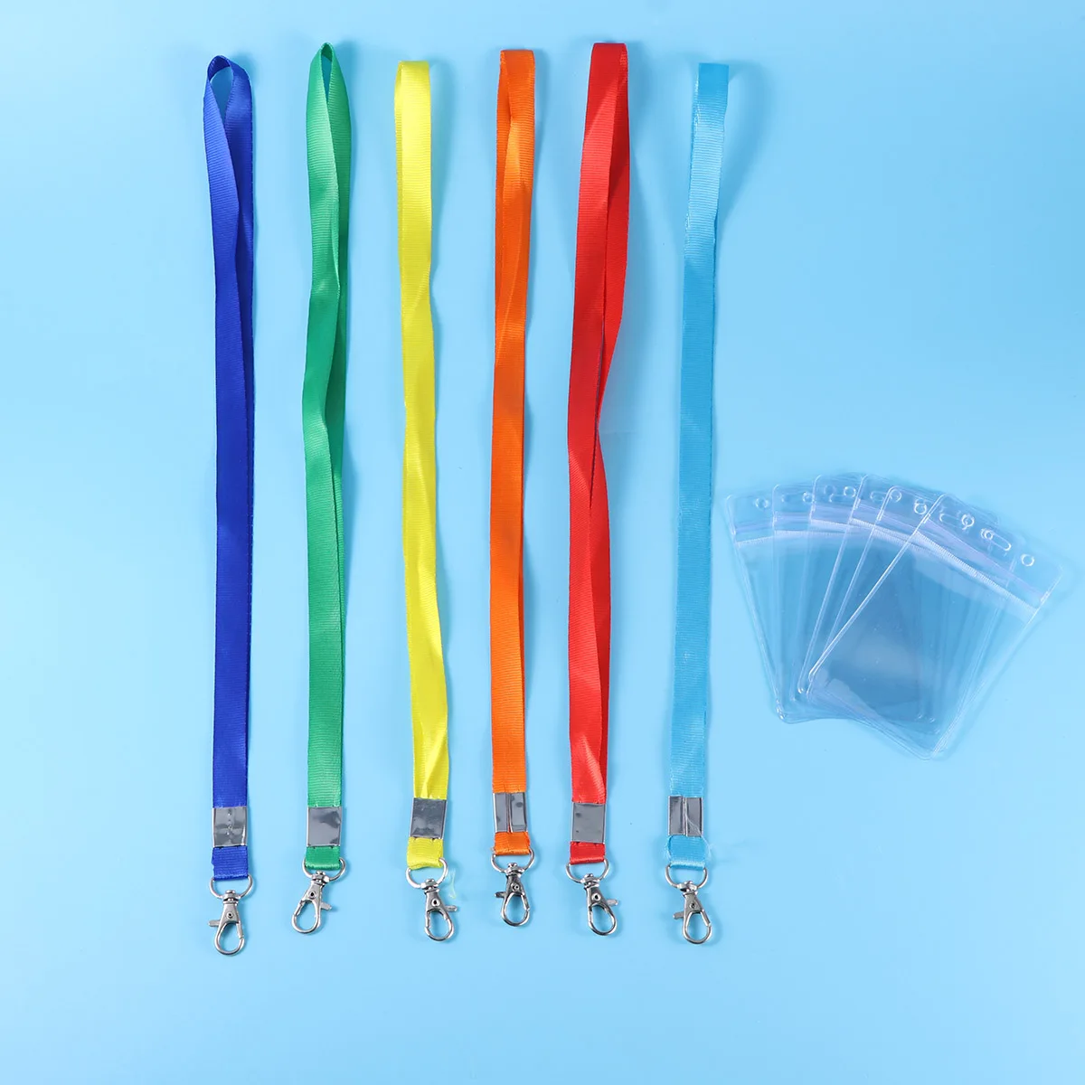 

Waterproof Id Holder Badge Protector Name Tag Holder With Neck Strap For School Office Workers Security Pouch Credit Cards