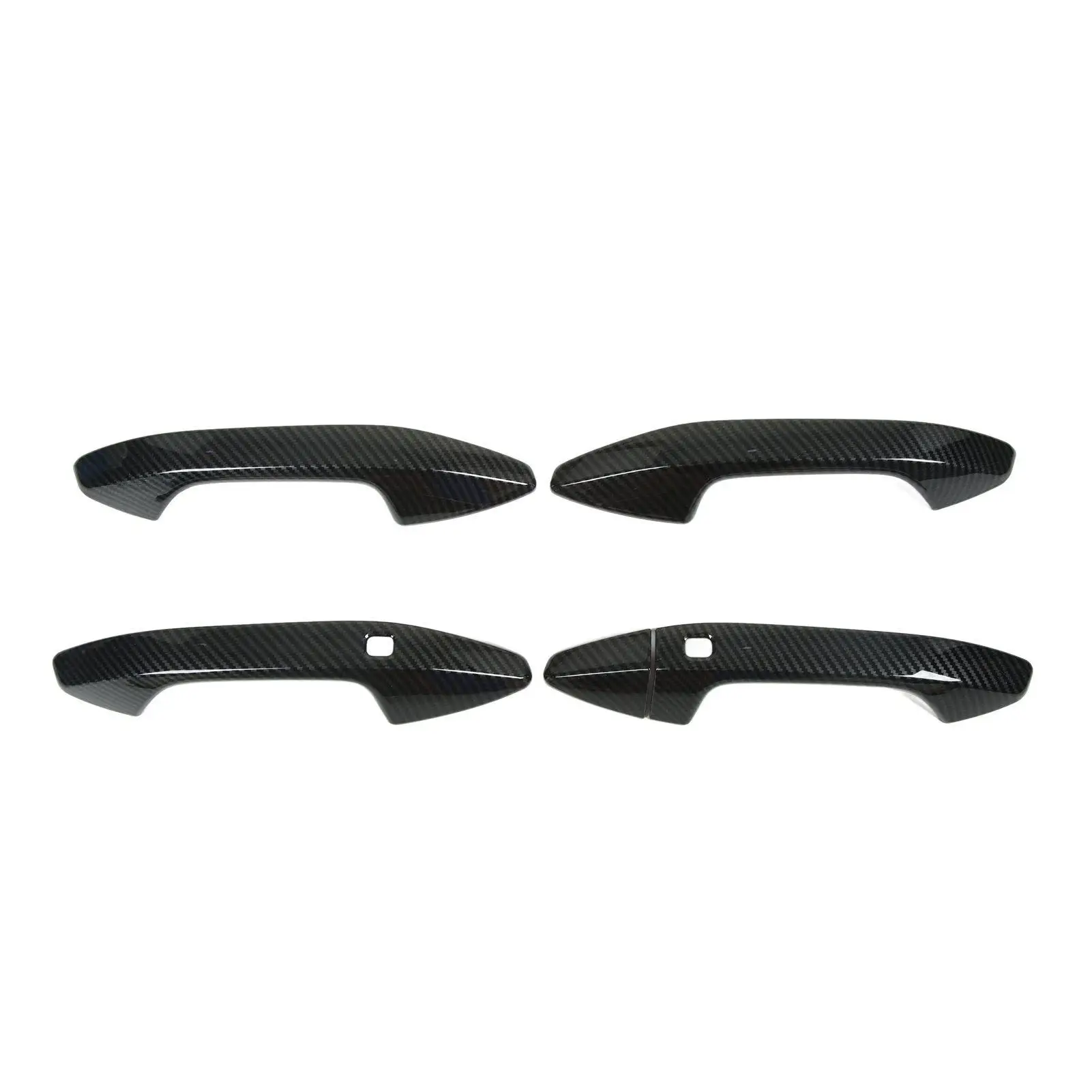 Car Exterior Door Handle Cover Carbon Style Outside Pull Out Handle Protector Cover Trims for Kia sportage NQ5 HEV NQ5