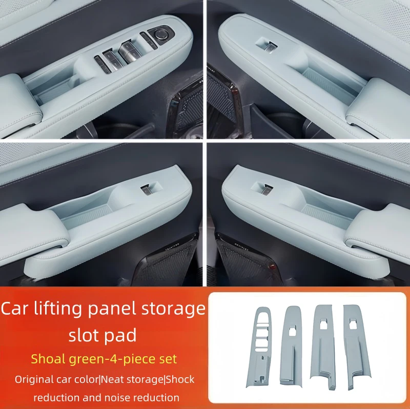 Fit for BYD Leopard 5 Auto Door Storage Slot Silicone Protective Pad Upgrade Parts Auto Window Lifting Panel Decorative Pad