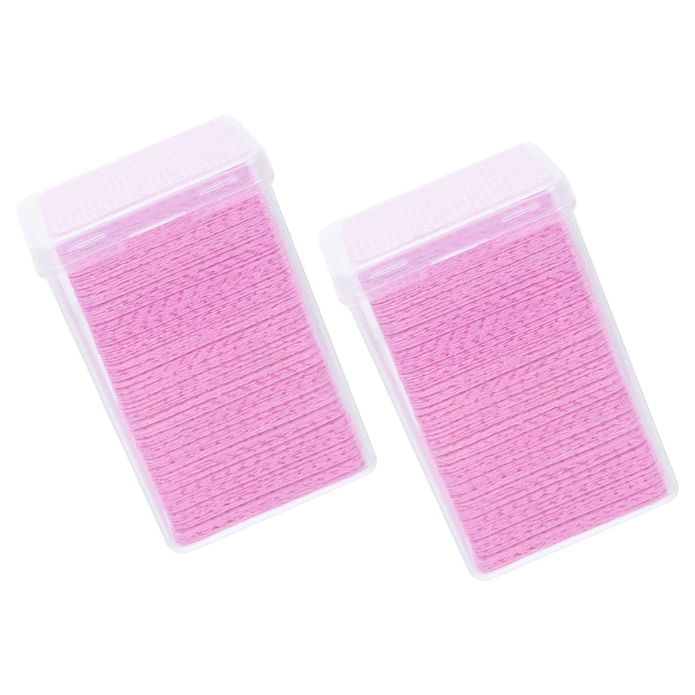 

400 Pcs Pure Cotton Nail Polish Remover Professional Eyelash Glue Wiper Bottle Cleaning Pad Salon Home Use Supplies
