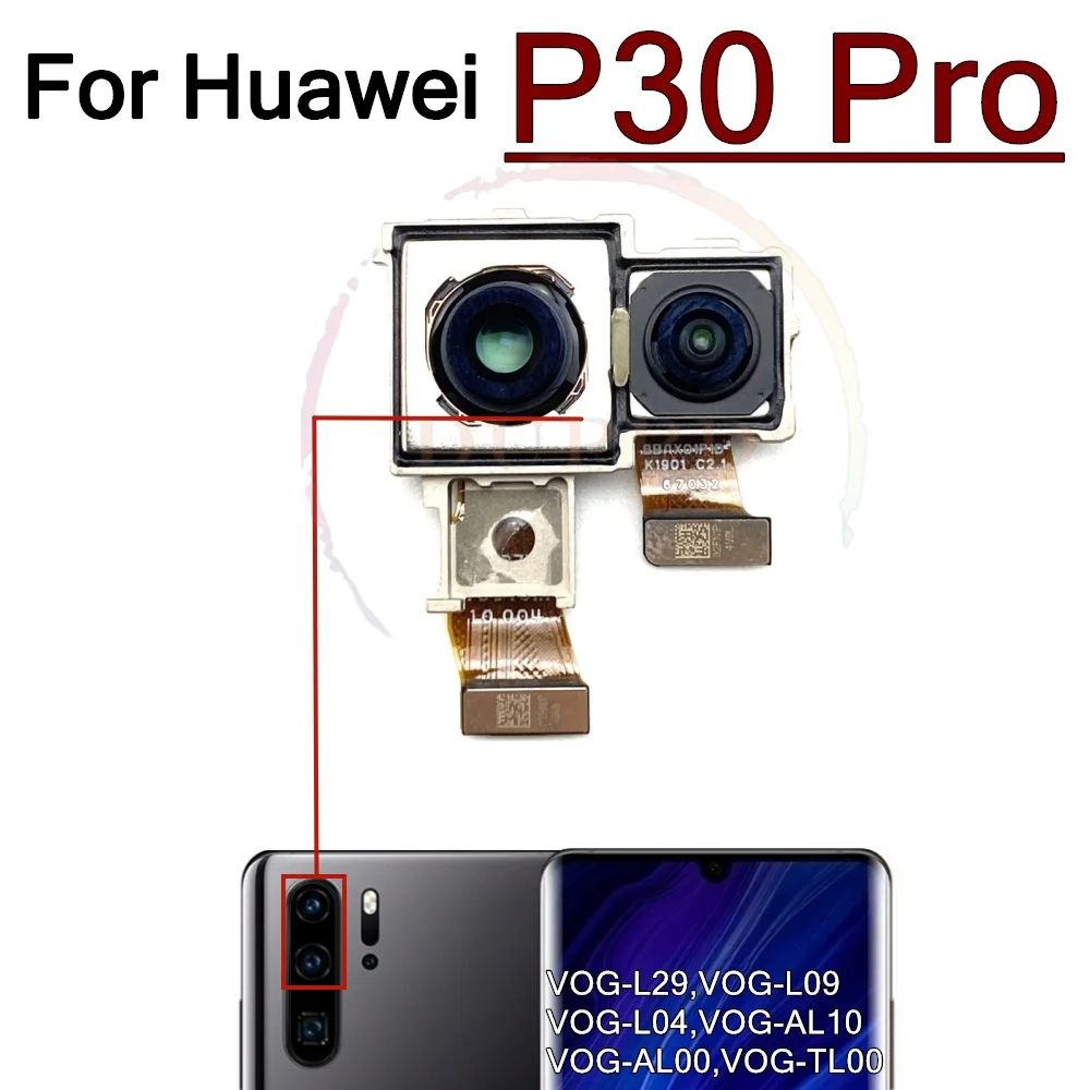 Przednia Tylna Kamera Do Huawei P30 Pro P30Pro Przednia Selfie Szerokokątna Tylna Główna Kamera Moduł Taśma Flex Części — zdjęcie produktu 4