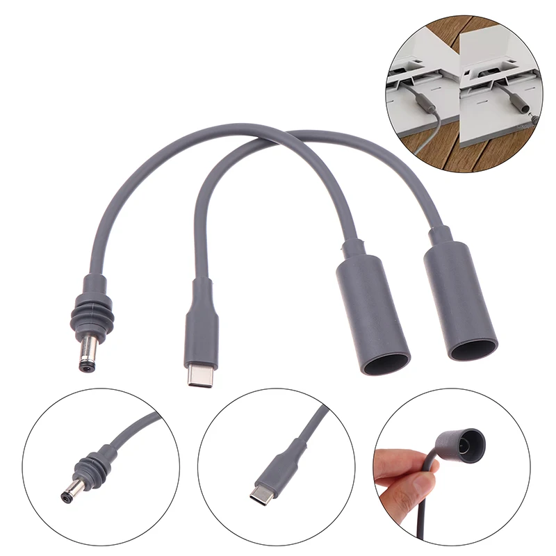 New For Starlink Mini Type-C DC Extension Cable Female To Male Plug Waterproof Power Converter Adapter