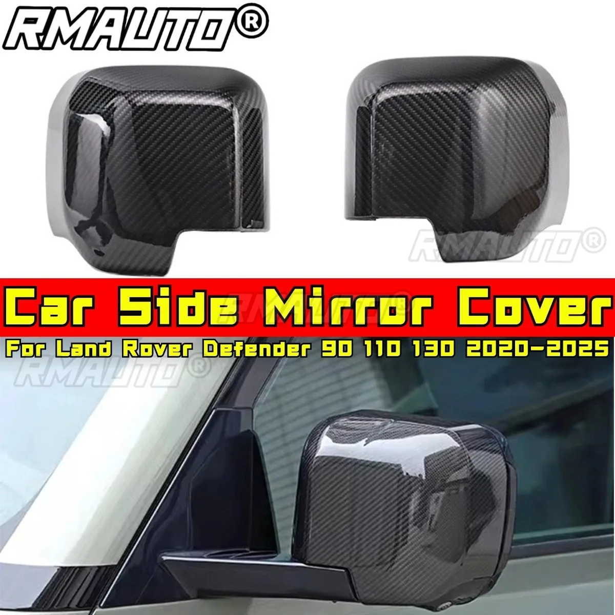 

Для Land Rover Defender 90 110 130 2020-2025 Комплект кузова на подбородок Автомобильное боковое зеркало Чехлы на боковое крыло Автомобильные аксессуары