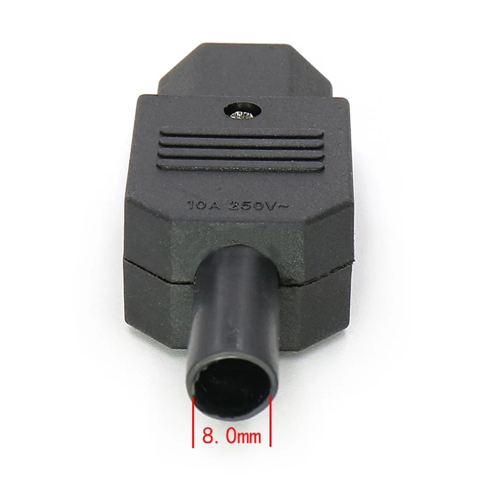 Cold Devices C14 C13 Coupling IEC320 Socket Power Connector 250V 10A with High Conductivity Copper and Screw Terminal Design