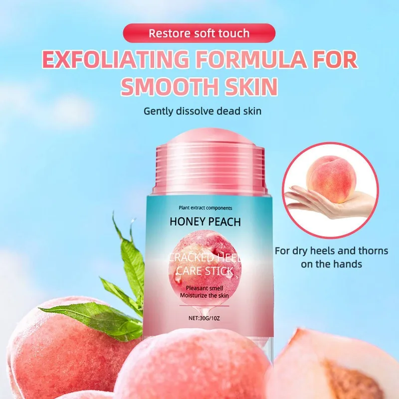 

Foot Moisturizing Nourishing Care Stick Peach Flavor Hydrating Foot Skin Care