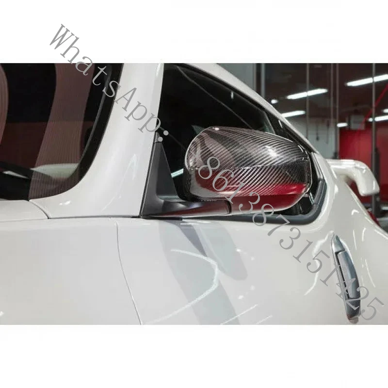 

Suitable 370Z Z34 2026 Carbon Fiber Forged Pattern Rearview Mirror Covers - Premium