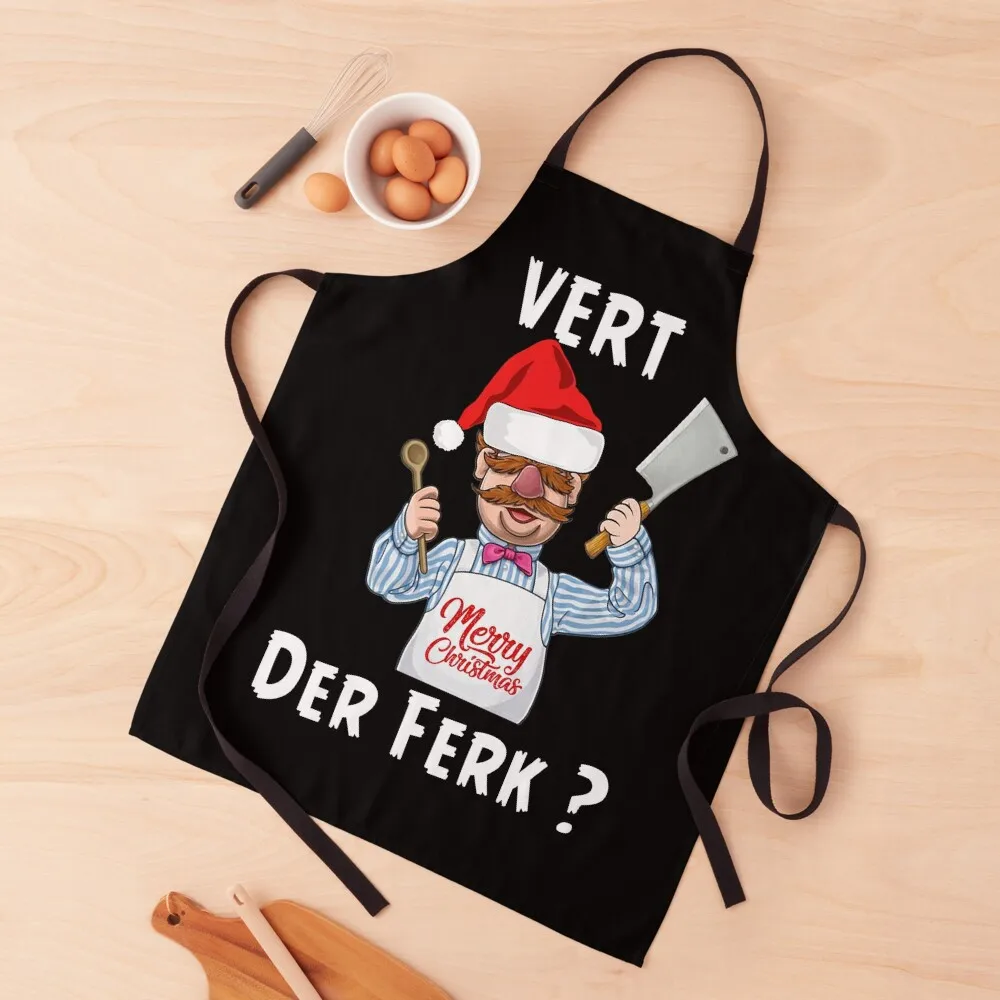 

Christmas love Vert der ferk ! Swedish Chef Apron Barista Apron Apron Hairdresser