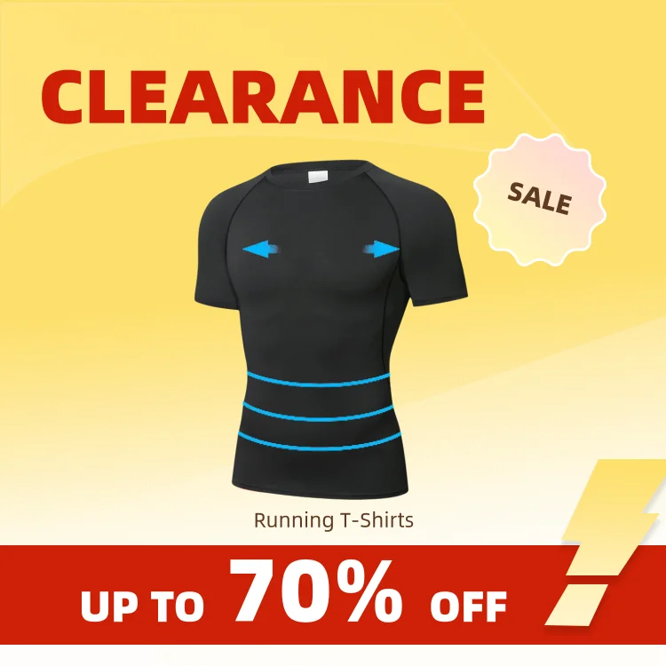 Clearance_Men 러닝 컴프레션 티셔츠 반팔 스포츠 티셔츠 체육관 피트니스 운동복 남성 조깅 트랙슈트 옴므 애슬레틱 S