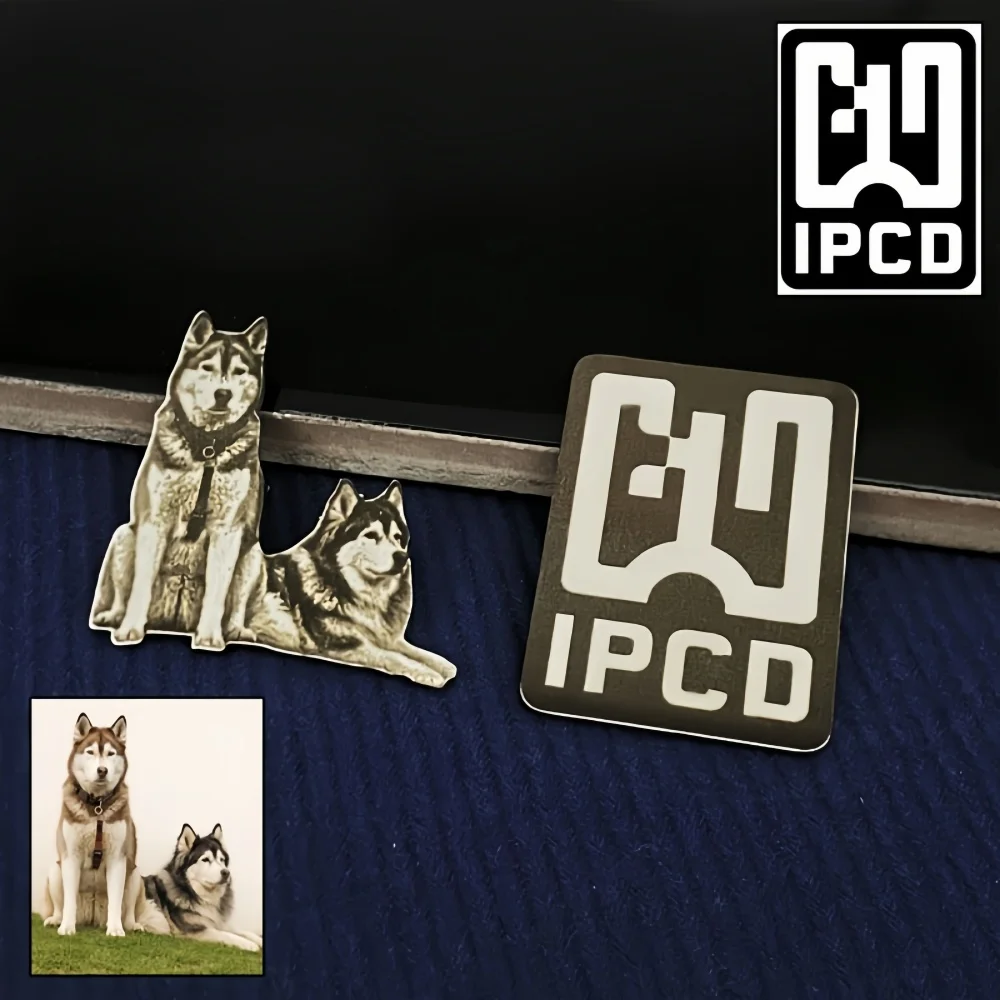 

Персонализированные значки с фотографией питомца и именной табличкой, броши из нержавеющей стали с логотипом и фото, подарки-значки в память о питомце