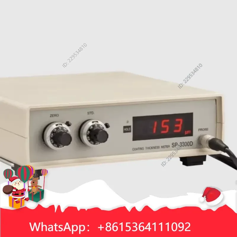 Widely Applied， for SP-3300D Digital Coating Thickness Meter Electromagnetic Film Gauge with Contact Probe Cost effective，1pc
