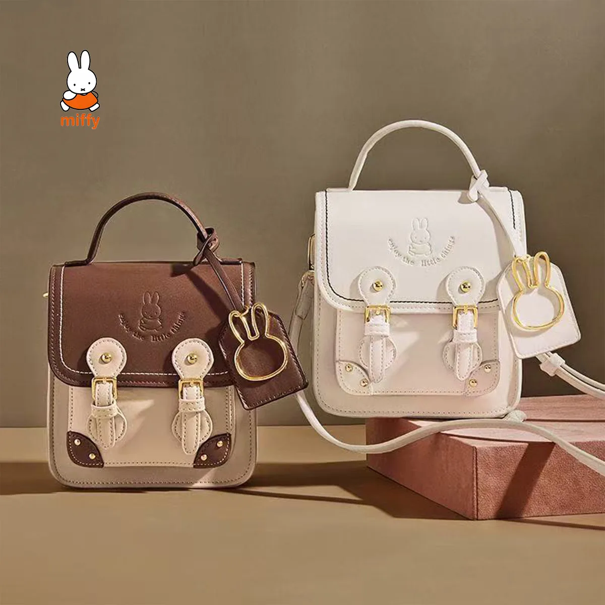 

Miffy Kawaii мультяшная сумка через плечо на одно плечо милый кролик аниме портативная сумка на одно плечо милый медведь дорожная сумка