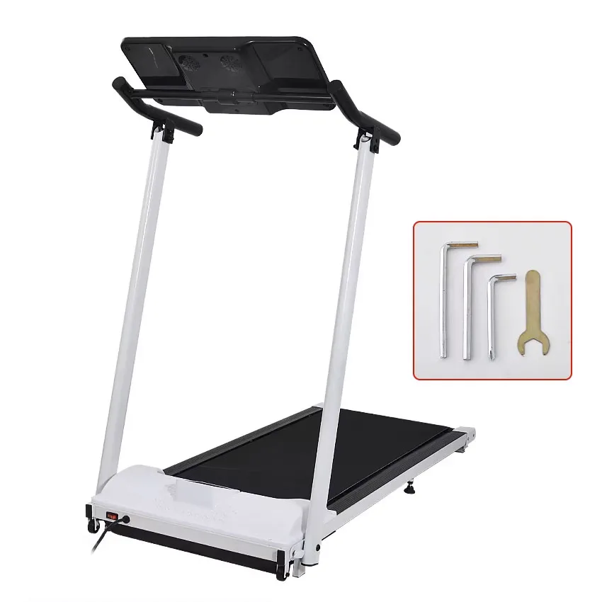 A1 Home Shockproof Running Machine Small Foldable Treadmill Multifunctional Folding Walking Machine Indoor Fitness Equipment