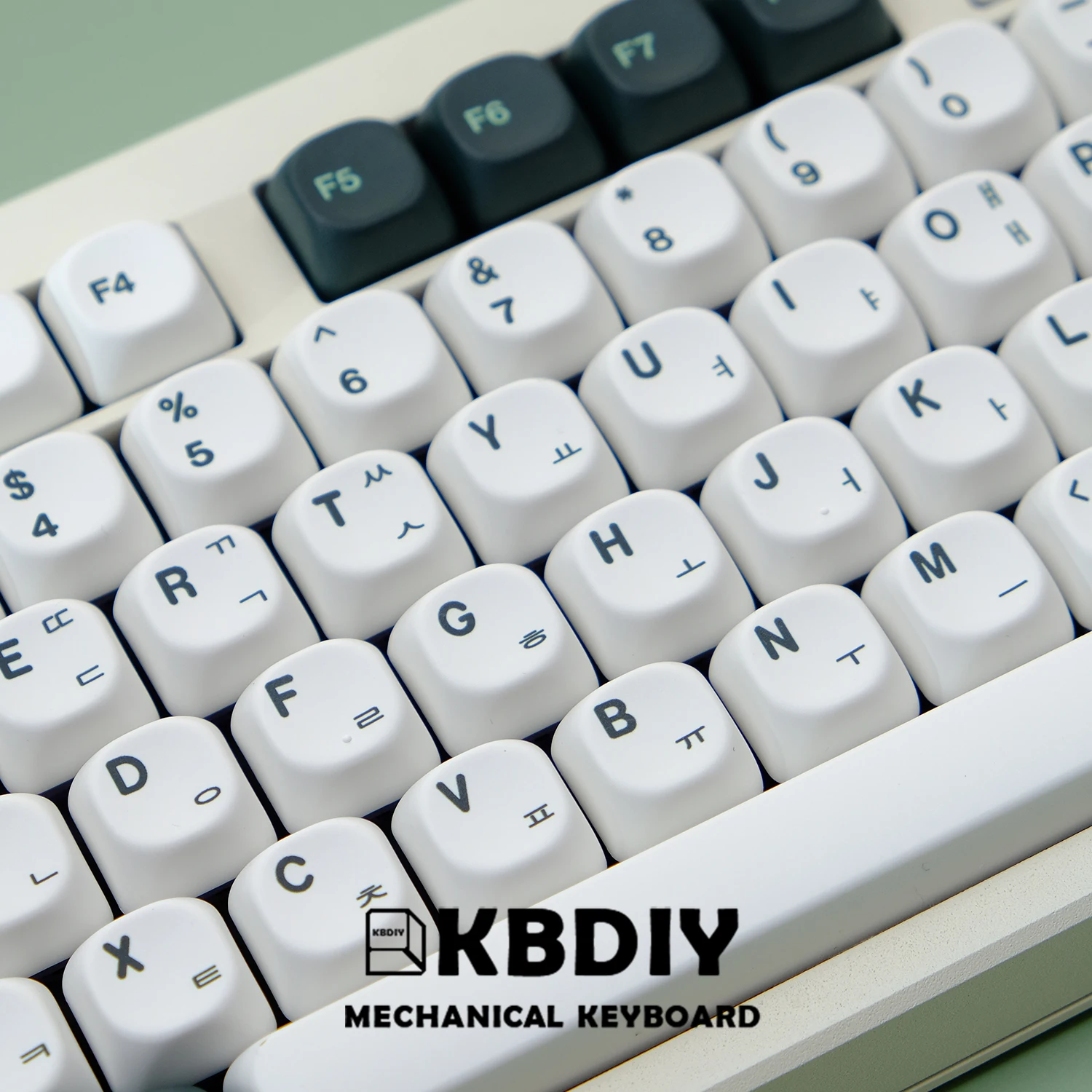 Imagem -05 - Kbdiy-pbt Gmk Botânico Keycap Grupo Teclas de Teclado Koa Perfil Moa Semelhante Personalizado 131 Teclas Caps para Interruptores mx Gmk75 Gmk75 61 96 87