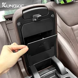 Car Armrest Hidden Storage Box For BMW X3 G01 iX3 X4 G02 X3M F97 X4M F98 Auto Product Interior Modification Organizer Accessory