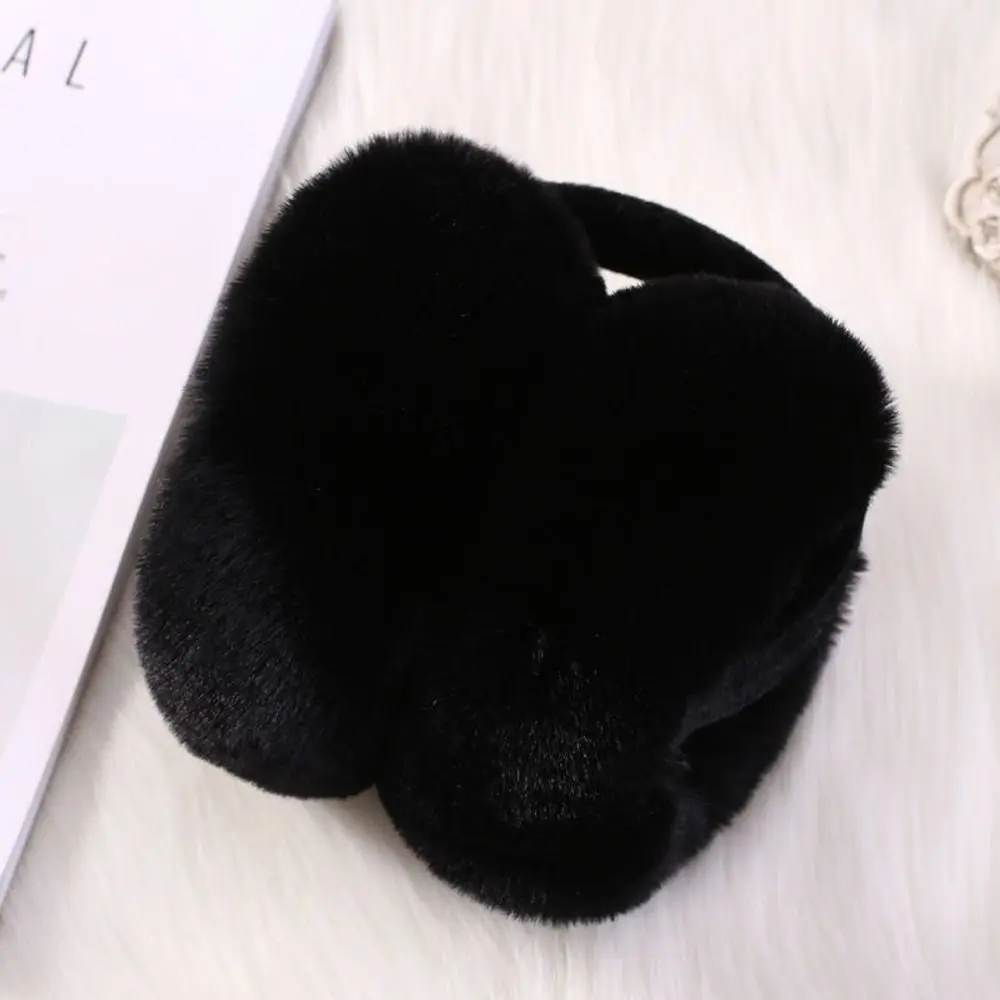 Soft Fashion Plush Folding Cold-proof Winter Earmuffs Student Earmuffs Ear Cover Girl Earmuffs