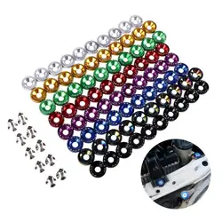 Car Styling M6 Car Fender Engine styling Car Fasteners License Plate Bolts Car Modified Washer Car Modified Bolts JDM Washer
