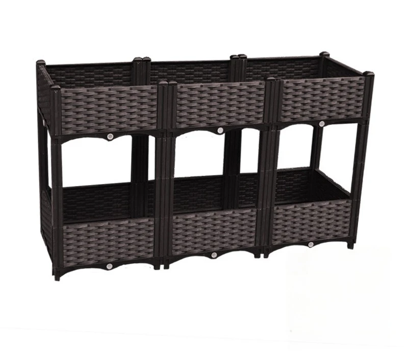 2025 صندوق زراعة خاص لزراعة الخضروات على الشرفة، إطار بلاستيكي خارجي، صندوق زراعة خضروات خارجي كبير الحجم