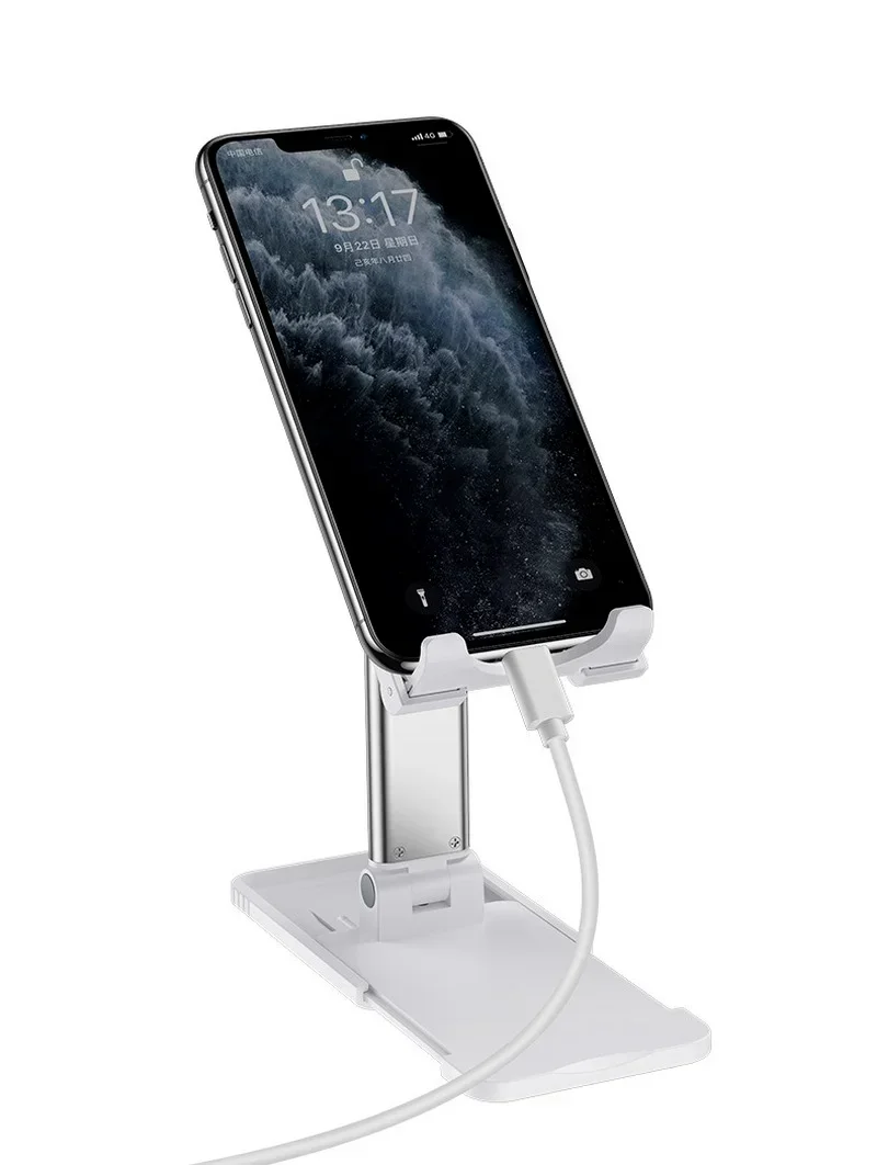 Support de bureau portable de levage pliant pour tablette de téléphone