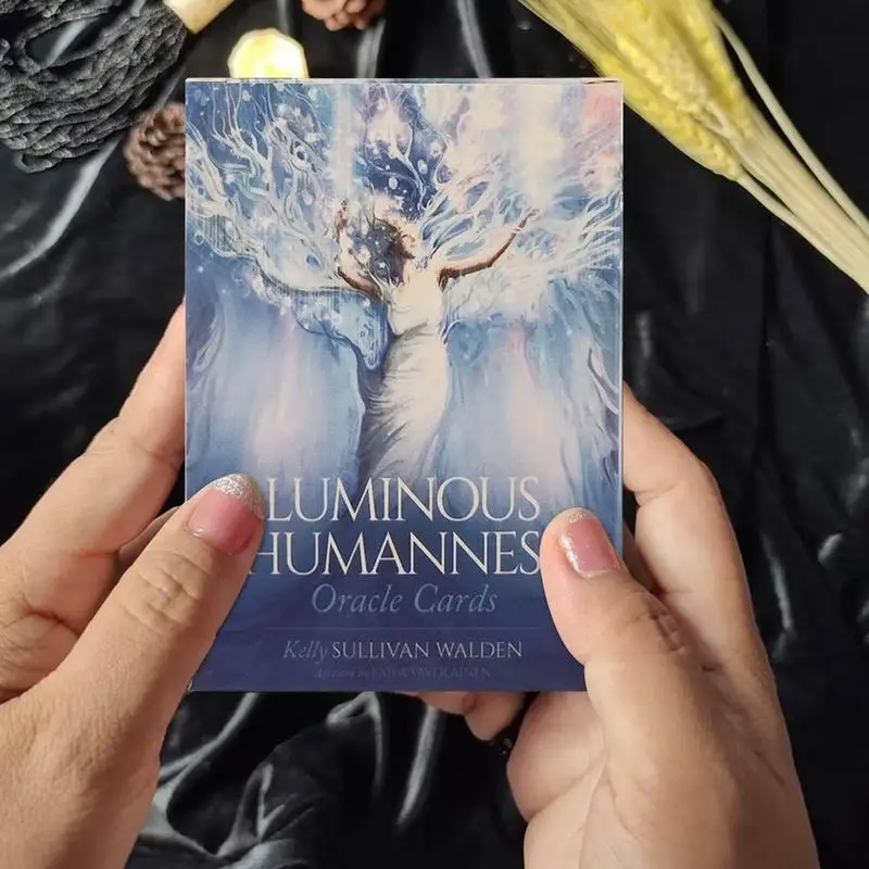 Hot Full English 44-sheet Luminous Humanness Oracle Deck Card Tarot Cards Board Games Tarot Deck Family Party Game For Children