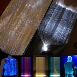 LED fiber optic clothing textile fiber optic fabric for luminous clothing 140cm*100cm(4.59ft*3.28ft)