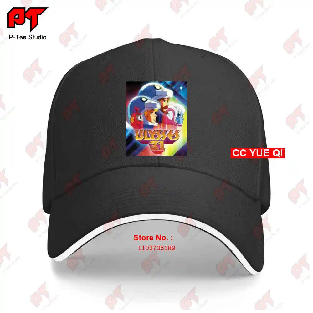 Rare Ulysses 31 French Japanese Anime Cartoon Baseball Caps Truck Cap 63N3