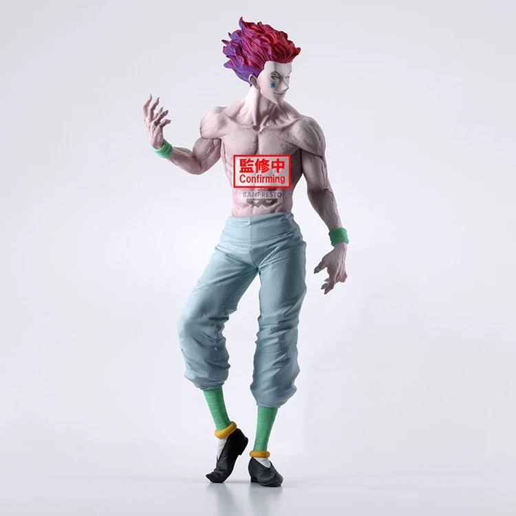 ต้นฉบับอะนิเมะรูป Bandai Hunter X Hunter Grandista Hisoka Action Figurine PVC ของเล่นสะสมตุ๊กตา