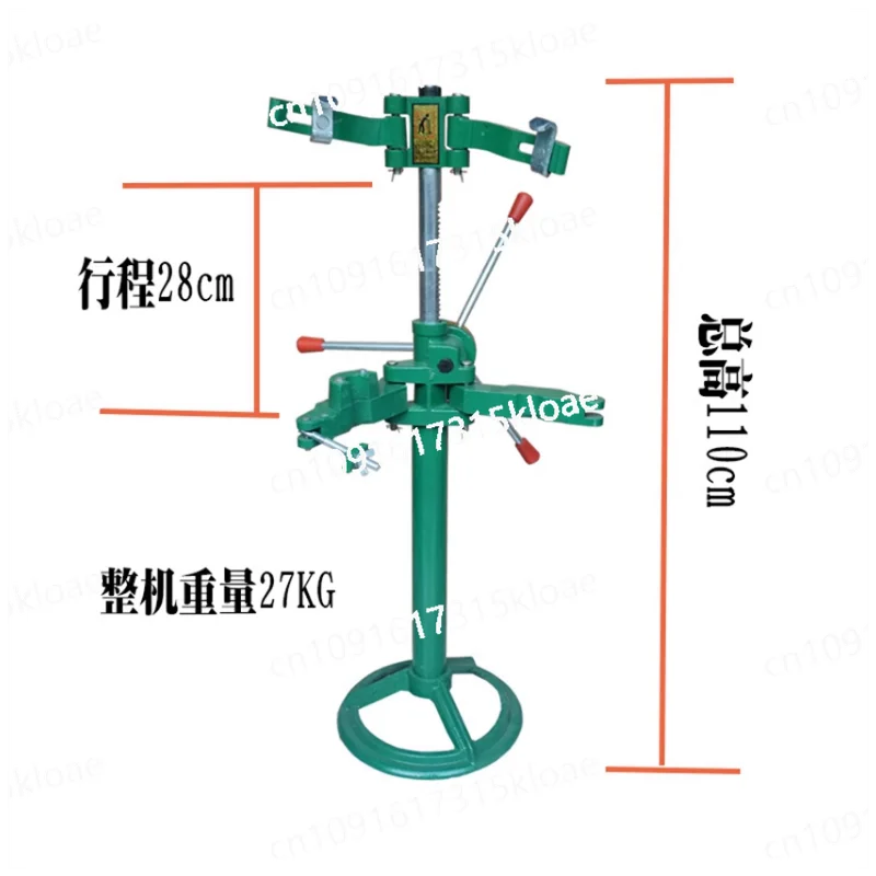 Car shock absorber spring disassembly and assembly machine