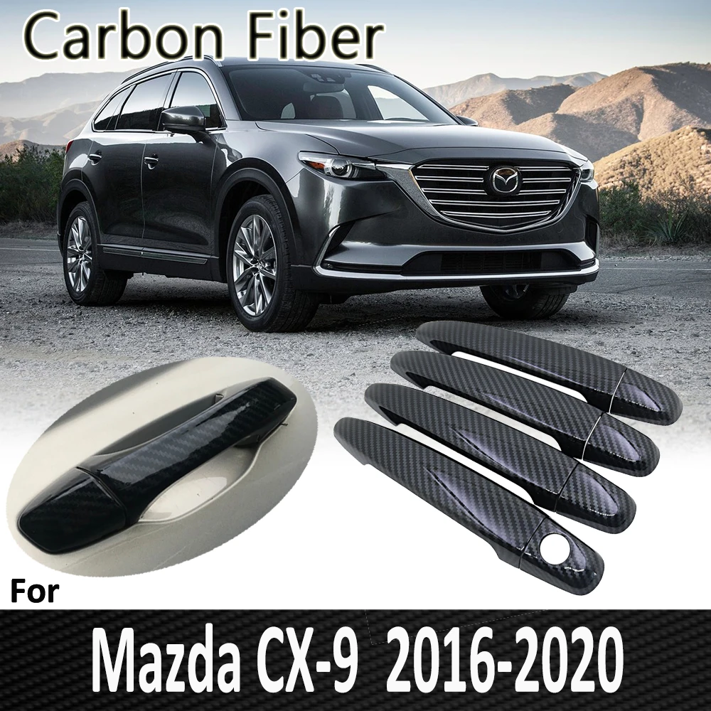 

Pop for Mazda CX-9 CX9 CX 9 TC MK2 2016 2018 2019 2020 Door Handle Cover Sticker Decorations Car Accessories