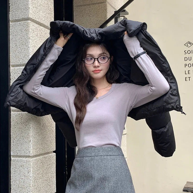 

HaiSen Island Women's Wool Base irt 2024 New Sle High Waist Long Pants Nylon Fabric Regular Thin Autumn Winter New A...