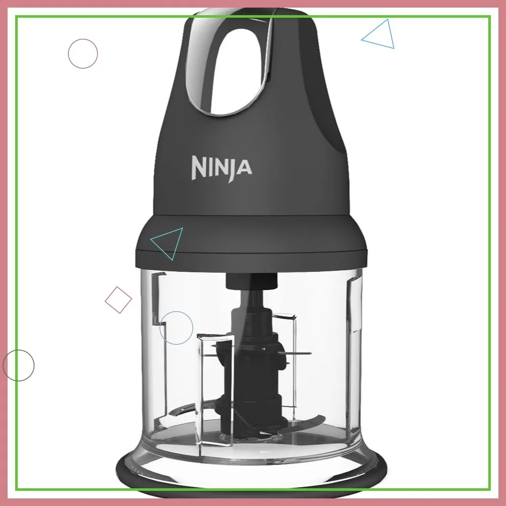 

Измельчитель продуктов мощностью 200 Вт с чашей объемом 16 унций для измельчения, нарезки, перемалывания, смешивания и приготовления еды