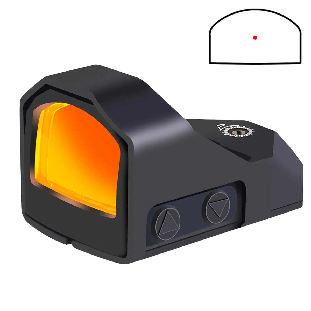 

1x22 Mini Red Dot Sight Tactical Reflex 3MOA Open Hunting Scope Pistol Rifle Optical Sight RMR Footprint Dot Sight W/Glock Mount